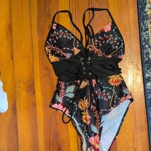 Vibrant Floral One-Piece Swimsuit